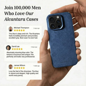 iPhone 16 Pro - Alcantara Case - Ocean blue - Alcanside