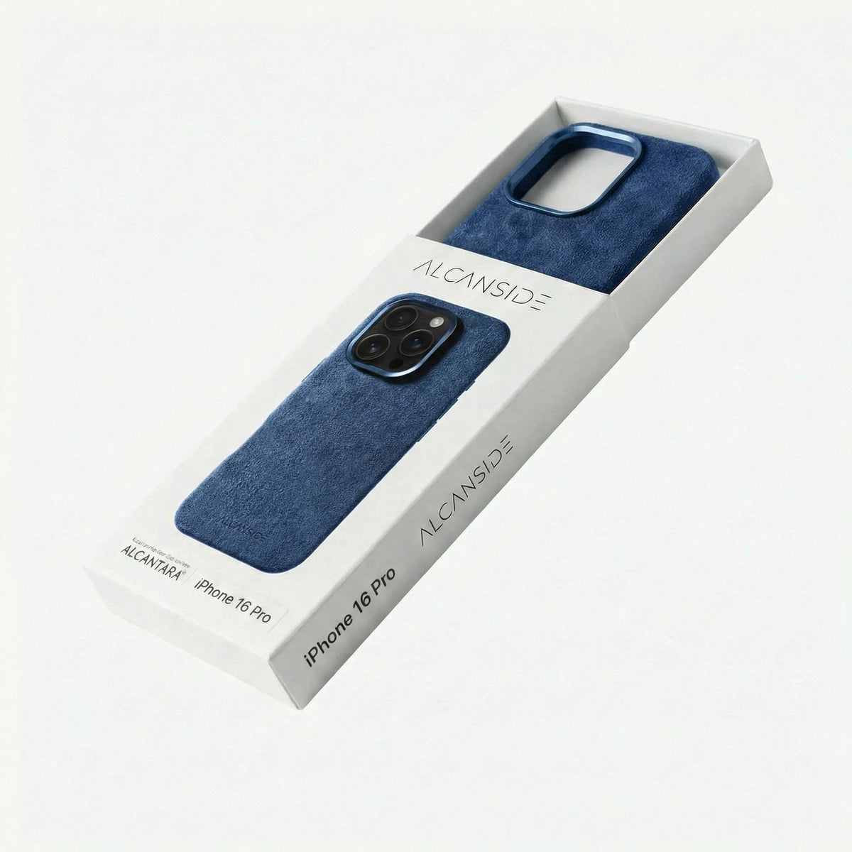 iPhone 16 Pro - Alcantara Case - Ocean blue - Alcanside