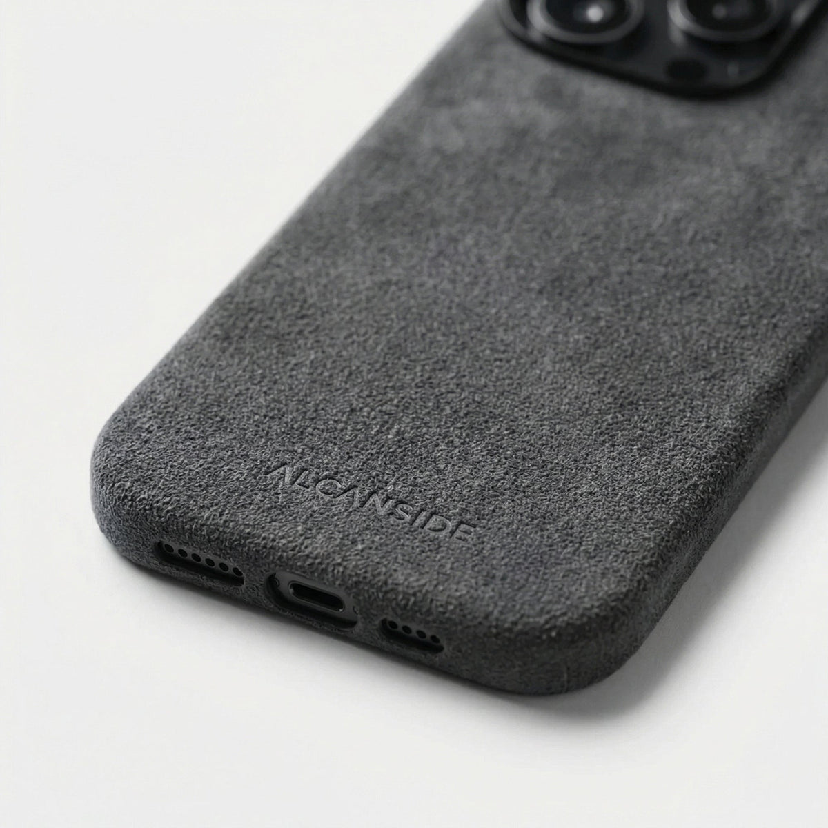 iPhone 16 Pro - Alcantara Case - Space Grey - Alcanside
