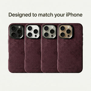 iPhone 16 Pro - Alcantara Case - Wine Red - Alcanside