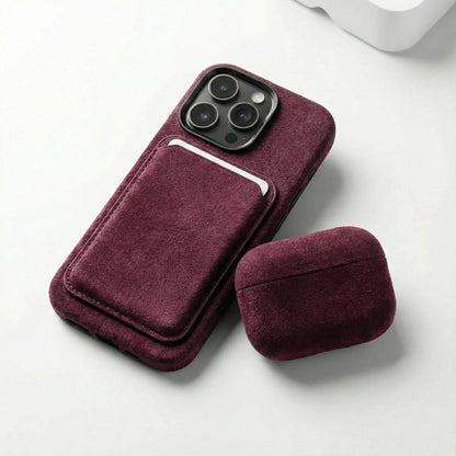 iPhone 16 Pro - Alcantara Case - Wine Red - Alcanside