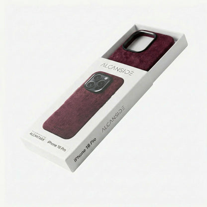 iPhone 16 Pro - Alcantara Case - Wine Red - Alcanside