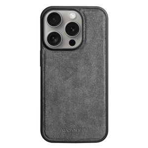 iPhone 16 Pro Max - Alcantara Back Cover - Nardo Gray - Alcanside