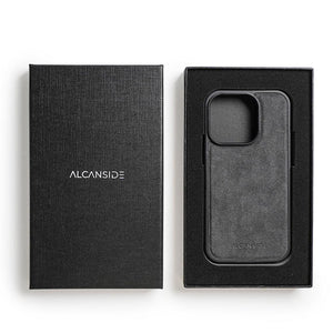 iPhone 16 Pro Max - Alcantara Back Cover - Nardo Gray - Alcanside