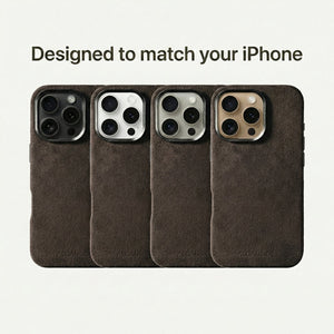 iPhone 16 Pro Max - Alcantara Case - Chocolate Brown - Alcanside