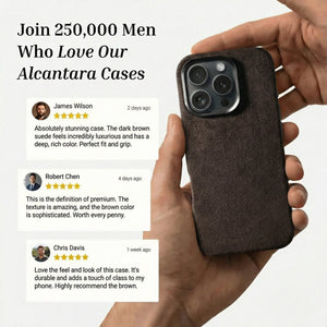 iPhone 16 Pro Max - Alcantara Case - Chocolate Brown - Alcanside
