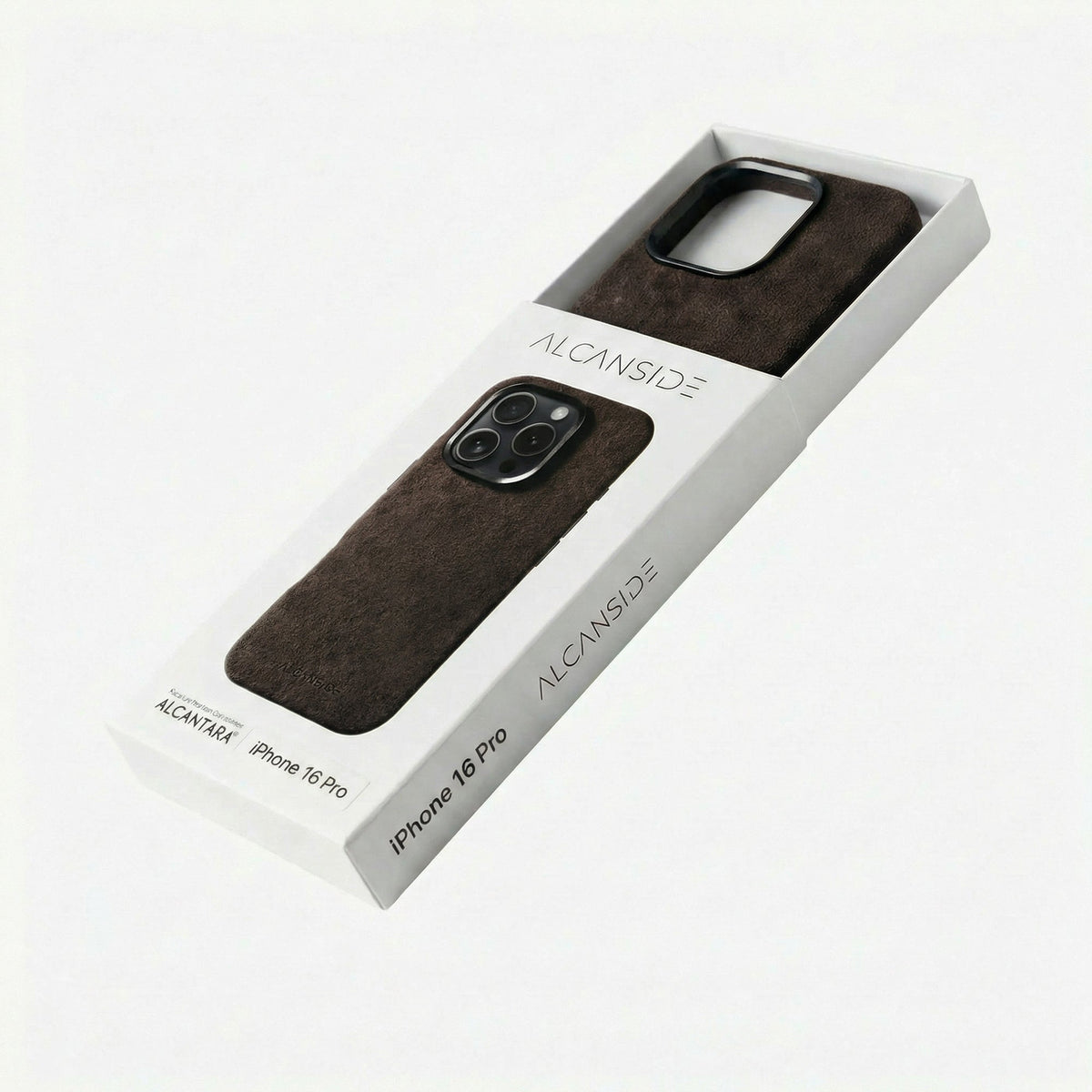 iPhone 16 Pro Max - Alcantara Case - Chocolate Brown - Alcanside