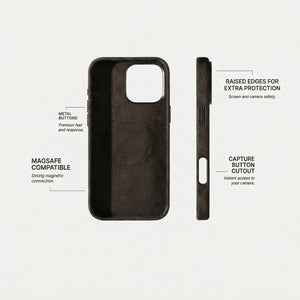 iPhone 16 Pro Max - Alcantara Case - Chocolate Brown - Alcanside