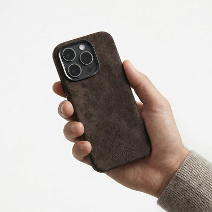 iPhone 16 Pro Max - Alcantara Case - Chocolate Brown - Alcanside