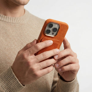 iPhone 16 Pro Max - Alcantara Case - Orange - Alcanside