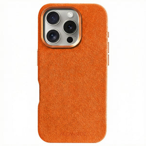 iPhone 16 Pro Max - Alcantara Case - Orange - Alcanside