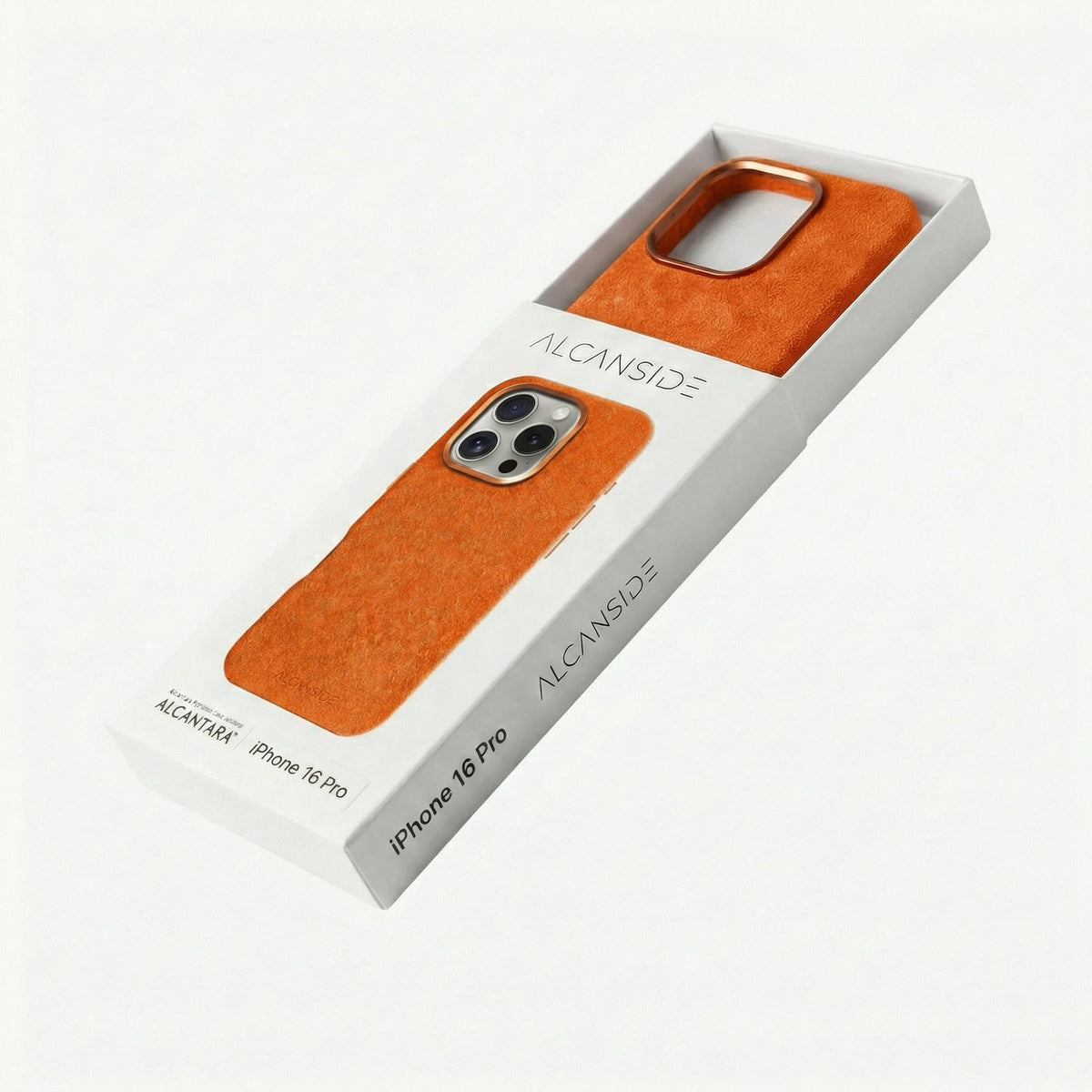 iPhone 16 Pro Max - Alcantara Case - Orange - Alcanside