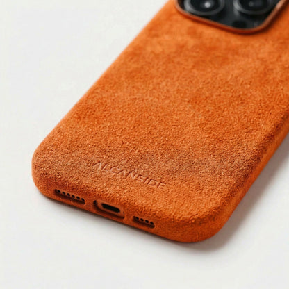 iPhone 16 Pro Max - Alcantara Case - Orange - Alcanside