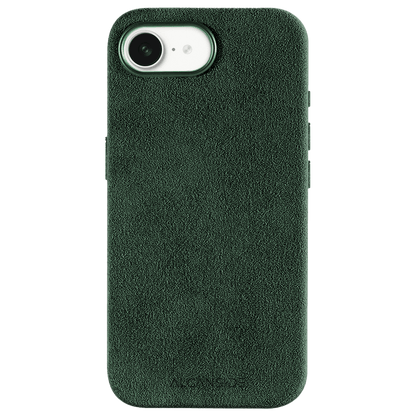 iPhone 16e - Alcantara Case - Midnight Green - Alcanside