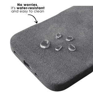 iPhone 16e - Alcantara Case - Nardo Gray - Alcanside