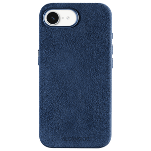 iPhone 16e - Alcantara Case - Ocean blue - Alcanside
