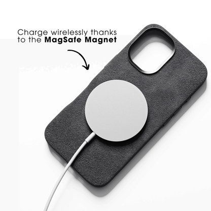 iPhone 16e - Alcantara Case - Space Grey - Alcanside #iPhone model:_iPhone 17e
