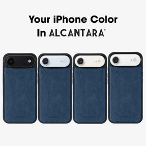iPhone 17 Air - Alcantara Back Cover - Ocean Blue - Alcanside