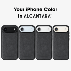 iPhone 17 Air - Alcantara Back Cover - Space Grey - Alcanside