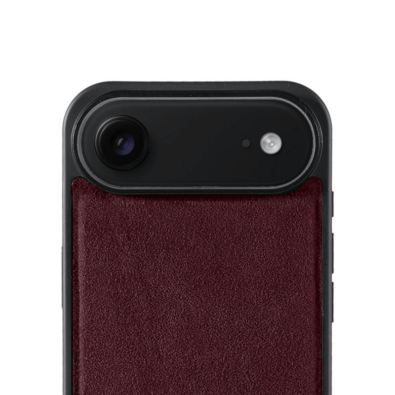 iPhone 17 Air - Alcantara Back Cover - Wine Red