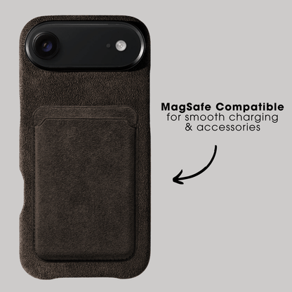 iPhone 17 Air - Alcantara Case - Chocolate Brown - Alcanside #iPhone model:_iPhone 17 Air