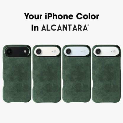 iPhone 17 Air - Alcantara Case - Midnight Green - Alcanside #iPhone model:_iPhone 17 Air