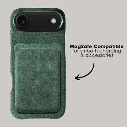 iPhone 17 Air - Alcantara Case - Midnight Green - Alcanside #iPhone model:_iPhone 17 Air