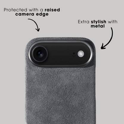 iPhone 17 Air - Alcantara Case - Nardo Gray - Alcanside #iPhone model:_iPhone 17 Air
