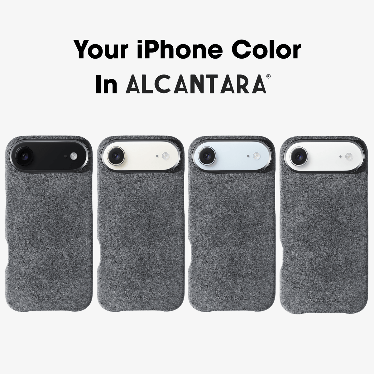 iPhone 17 Air - Alcantara Case - Nardo Gray - Alcanside #iPhone model:_iPhone 17 Air