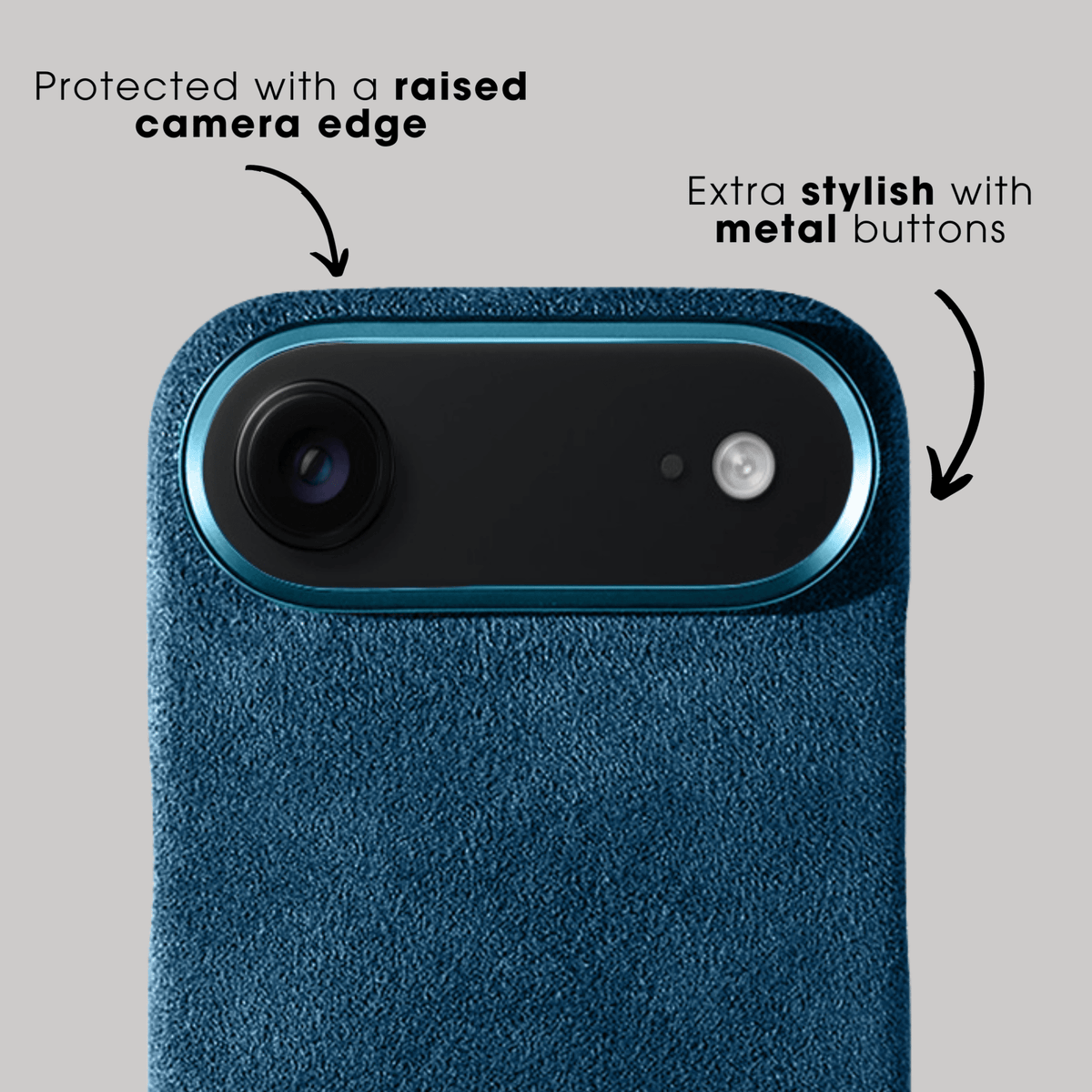 iPhone 17 Air - Alcantara Case - Ocean Blue - Alcanside #iPhone model:_iPhone 17 Air