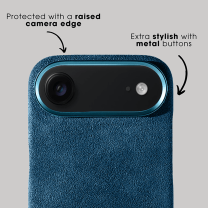 iPhone 17 Air - Alcantara Case - Ocean Blue - Alcanside #iPhone model:_iPhone 17 Air