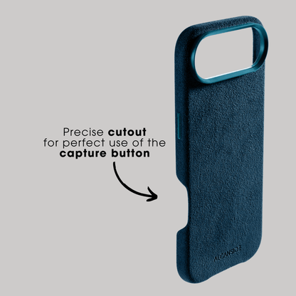 iPhone 17 Air - Alcantara Case - Ocean Blue - Alcanside #iPhone model:_iPhone 17 Air