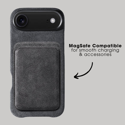 iPhone 17 Air - Alcantara Case - Space Grey - Alcanside #iPhone model:_iPhone 17 Air