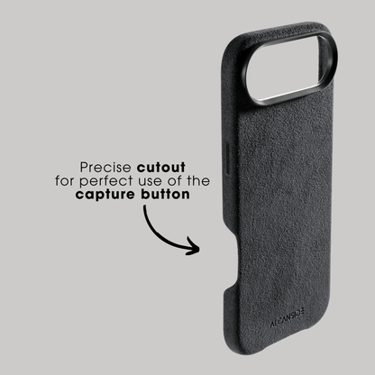 iPhone 17 Air - Alcantara Case - Space Grey - Alcanside
