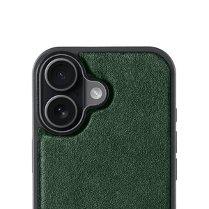 iPhone 17 - Alcantara Back Cover - Midnight Green - Alcanside