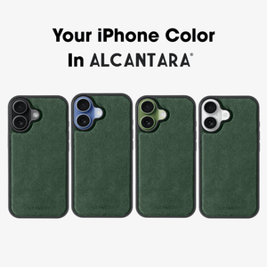 iPhone 17 - Alcantara Back Cover - Midnight Green - Alcanside