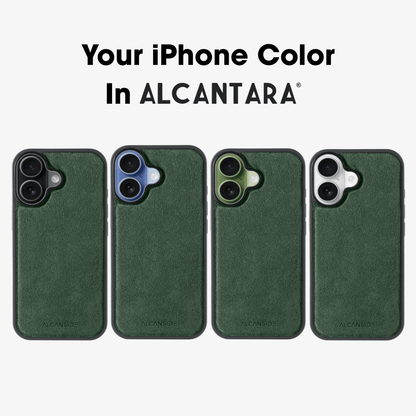iPhone 17 - Alcantara Back Cover - Midnight Green - Alcanside