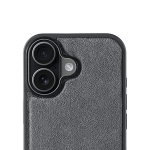iPhone 17 - Alcantara Back Cover - Nardo Gray - Alcanside