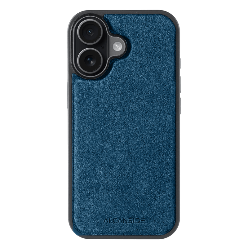iPhone 17 - Alcantara Back Cover - Ocean Blue - Alcanside