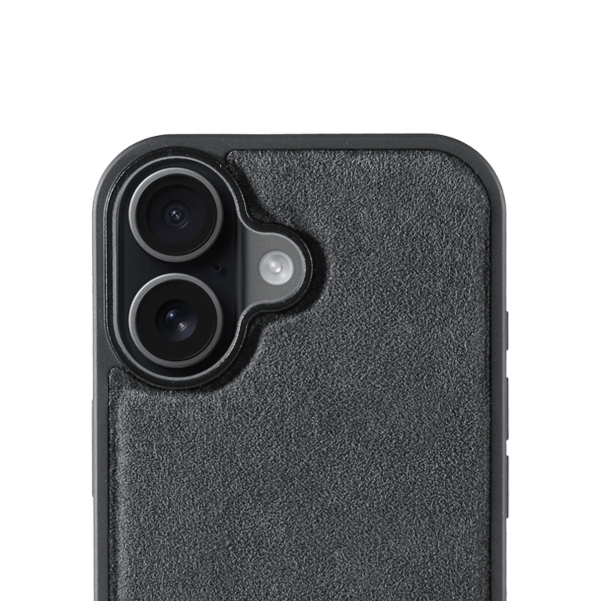 iPhone 17 - Alcantara Back Cover - Space Grey - Alcanside