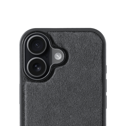 iPhone 17 - Alcantara Back Cover - Space Grey - Alcanside