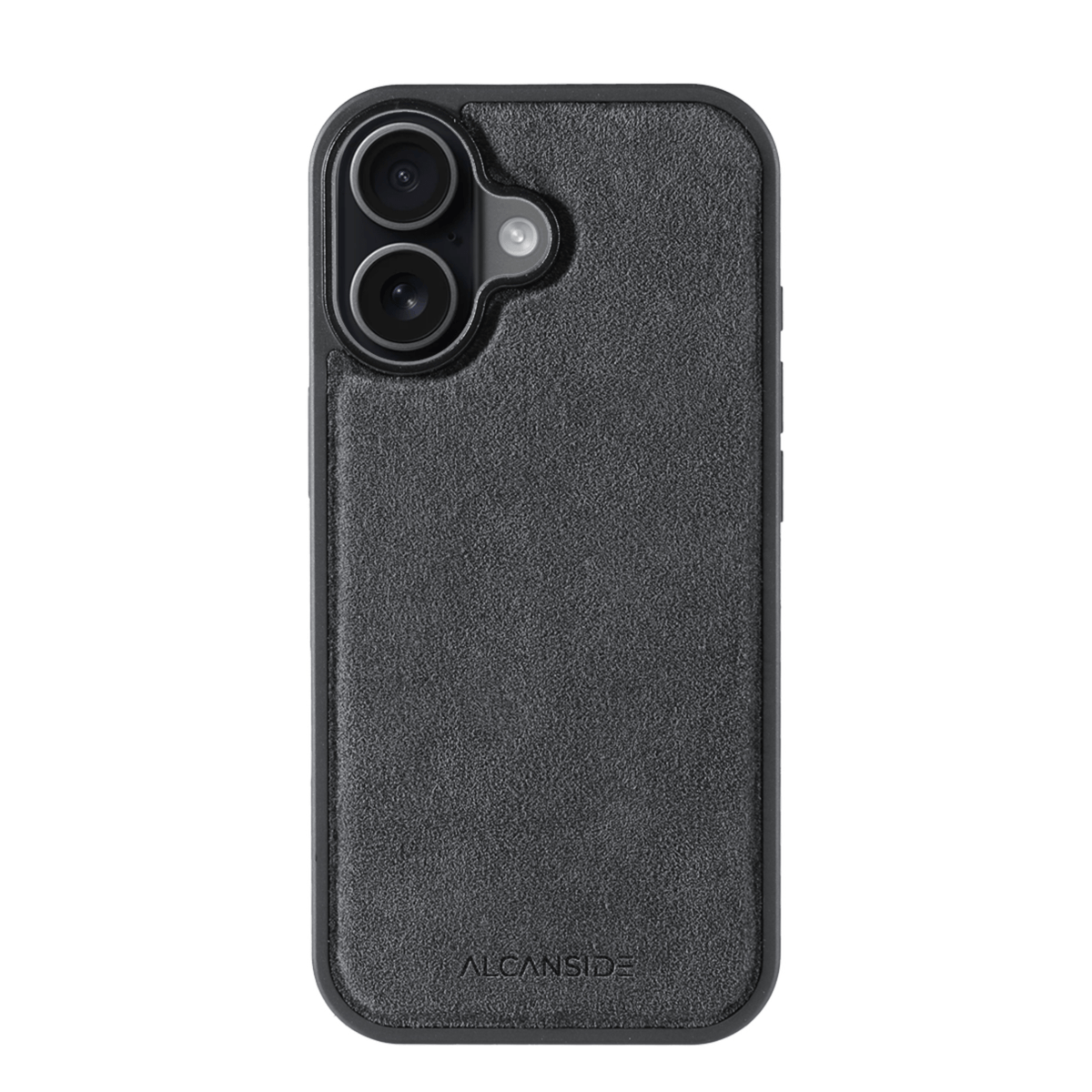iPhone 17 - Alcantara Back Cover - Space Grey - Alcanside