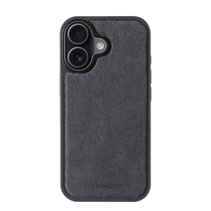 iPhone 17 - Alcantara Back Cover - Space Grey - Alcanside