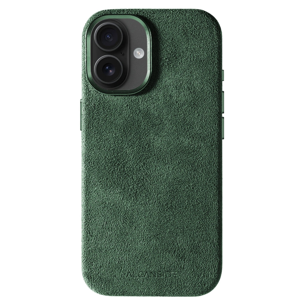 iPhone 17 - Alcantara Case - Midnight Green - Alcanside #iPhone model:_iPhone 17