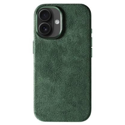 iPhone 17 - Alcantara Case - Midnight Green - Alcanside #iPhone model:_iPhone 17