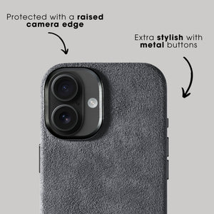 iPhone 17 - Alcantara Case - Nardo Gray - Alcanside