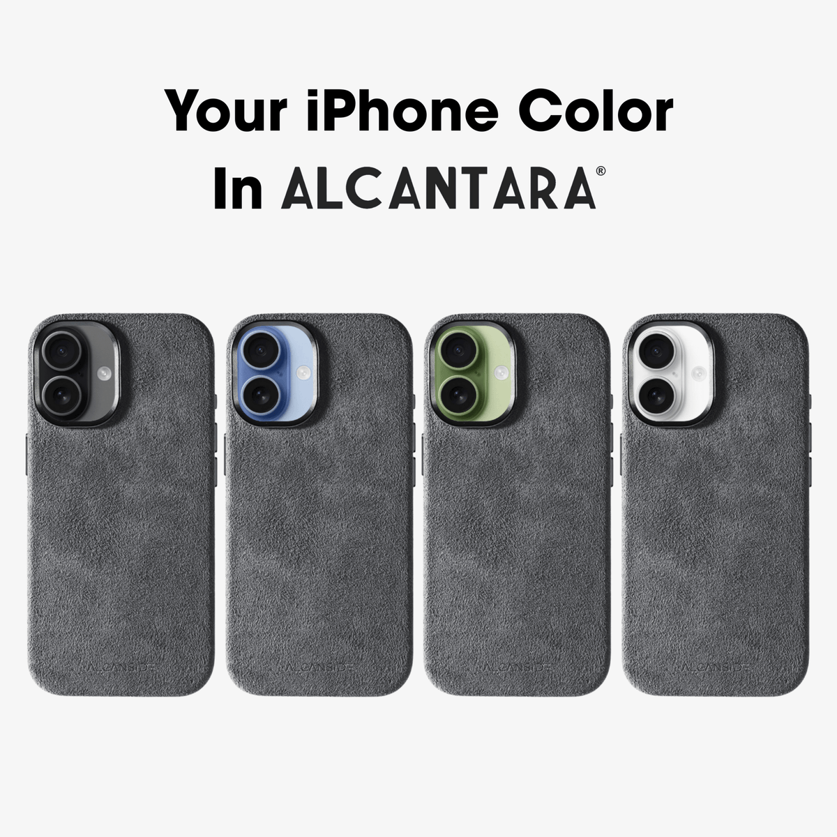 iPhone 17 - Alcantara Case - Nardo Gray - Alcanside #iPhone model:_iPhone 17