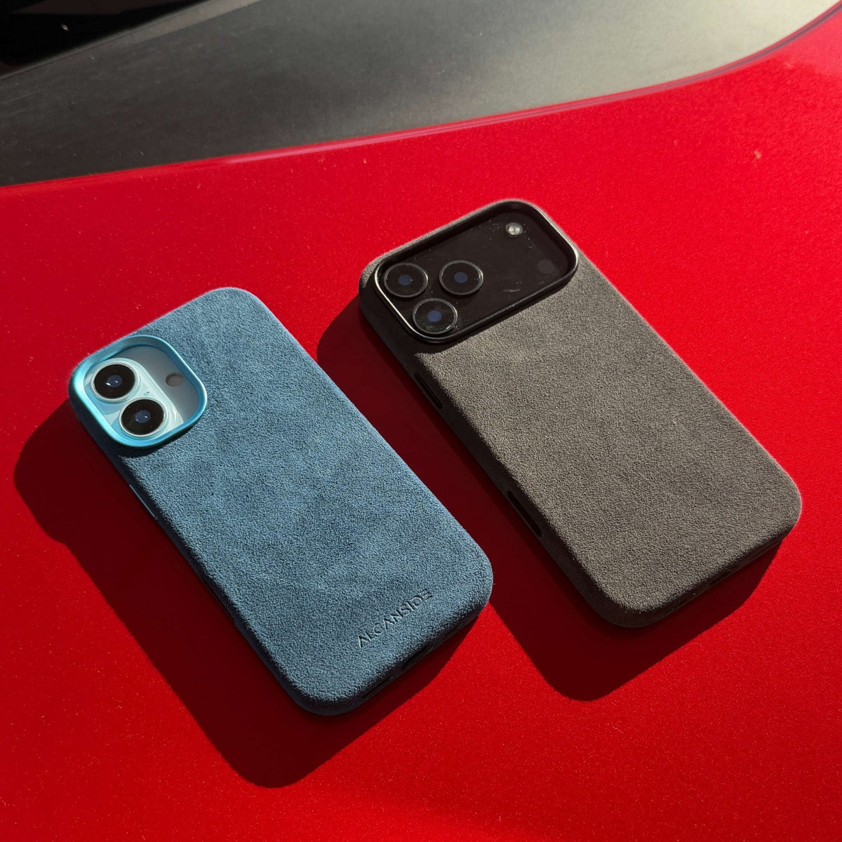 iPhone 17 - Alcantara Case - Ocean Blue - Alcanside #iPhone model:_iPhone 17