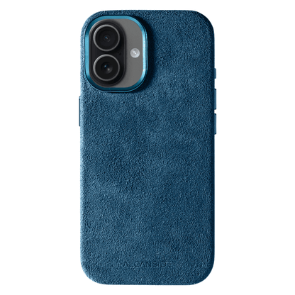 iPhone 17 - Alcantara Case - Ocean Blue - Alcanside #iPhone model:_iPhone 17
