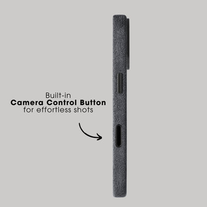 iPhone 17 - Alcantara Case - Space Grey - Alcanside #iPhone model:_iPhone 17